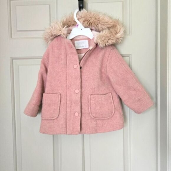 Zara Peacoat Toddler Girls - Picture 1 of 3